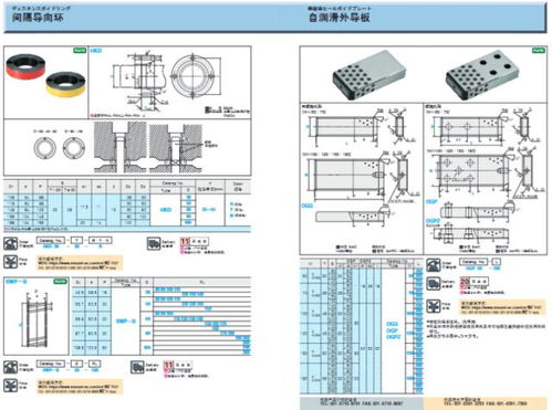 沖壓模具導板系列產品選型樣本庫及配套潤滑產品指南